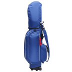 GoPlayer 9.5インチ キャスター付きゴルフクラブバッグ（ネイビー）
