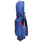 GoPlayer 9.5インチ キャスター付きゴルフクラブバッグ（ネイビー）