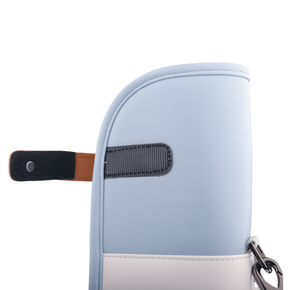 GoPlayer exquisite leather half gun bag (light blue)