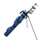 GoPlayer ファイン ファブリック スモール三脚バッグ (ブルー)