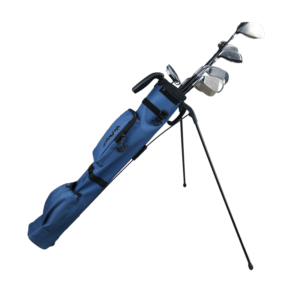 GoPlayer ファイン ファブリック スモール三脚バッグ (ブルー)