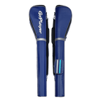 GoPlayer ゴルフ ストレート練習バッグ (シェルレザー ブルー)