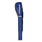 GoPlayer ゴルフ ストレート練習バッグ (シェルレザー ブルー)