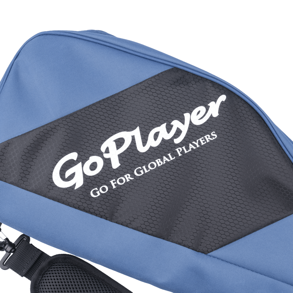 GoPlayer 絶妙な布製のソフト練習バッグ (ブルー)