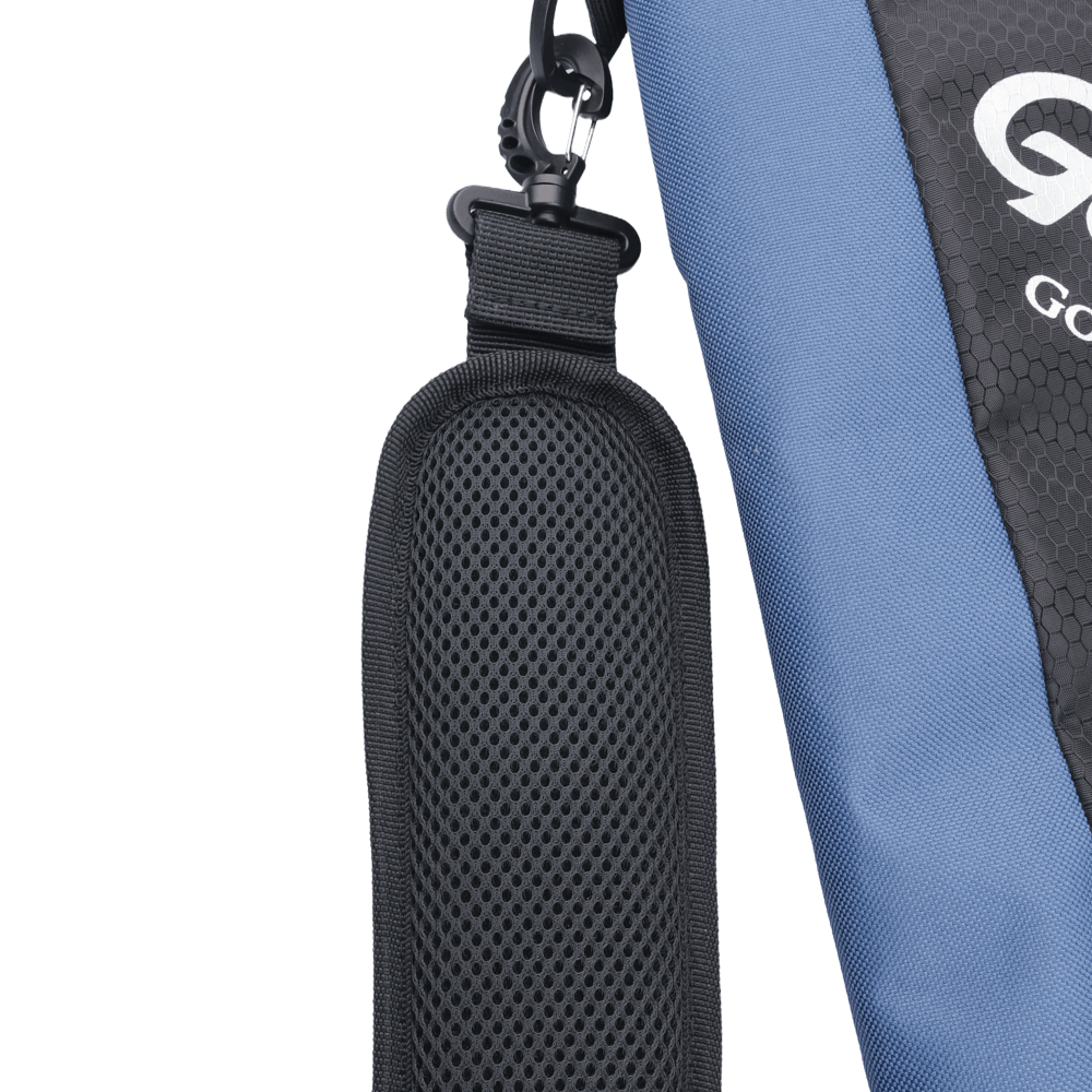 GoPlayer 絶妙な布製のソフト練習バッグ (ブルー)