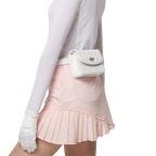 GoPlayer レディース ゴルフ ユニバーサル ベルト バッグ (ホワイト)