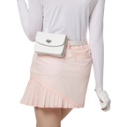 GoPlayer レディース ゴルフ ユニバーサル ベルト バッグ (ホワイト)