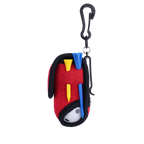 GoPlayer プレミアム チェック柄 ボール バッグ (レッド)