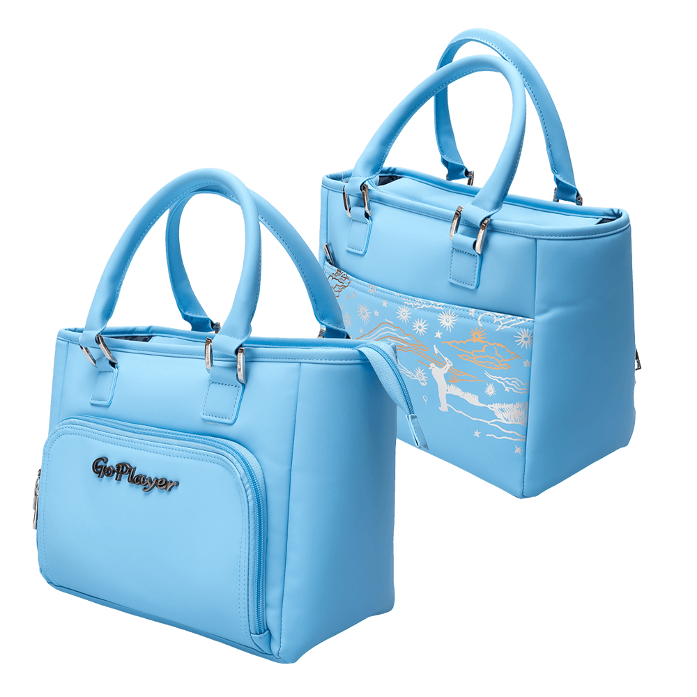GoPlayer ゴルフ トート バッグ (ネイビー ブルー)