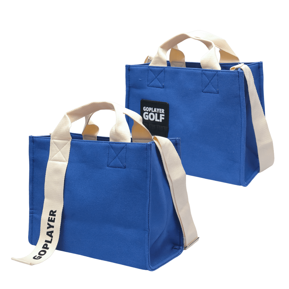 GoPlayer ゴルフ トート バッグ (ネイビー ブルー)