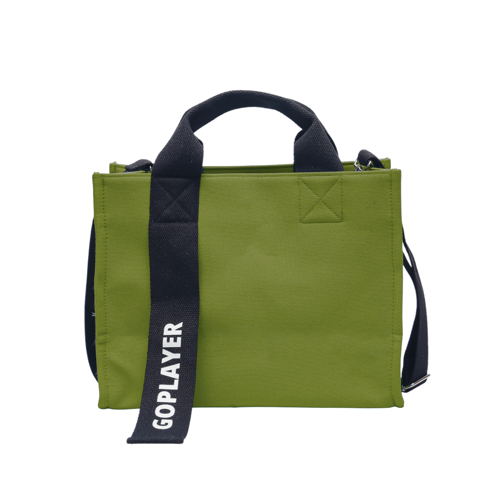 GoPlayer ゴルフ キャンバス トートバッグ (グリーン)