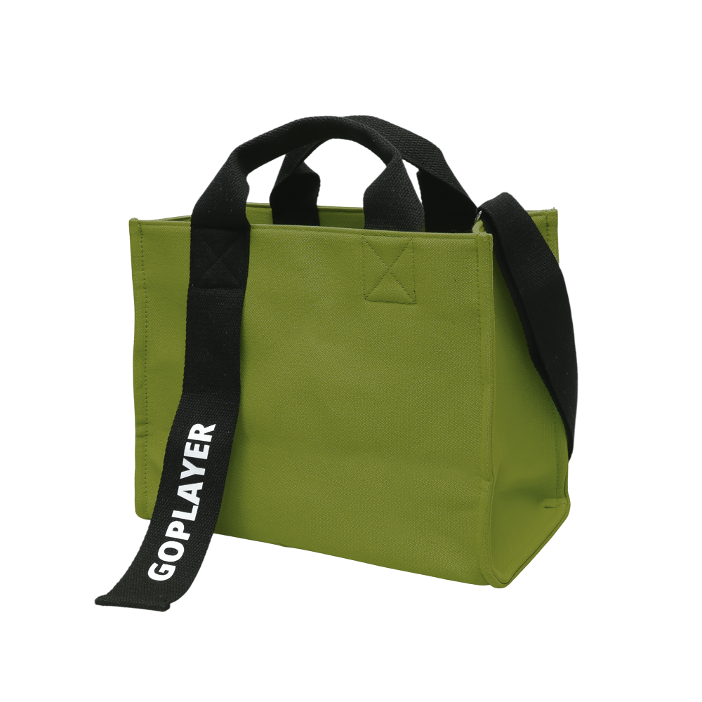 GoPlayer ゴルフ キャンバス トートバッグ (グリーン)