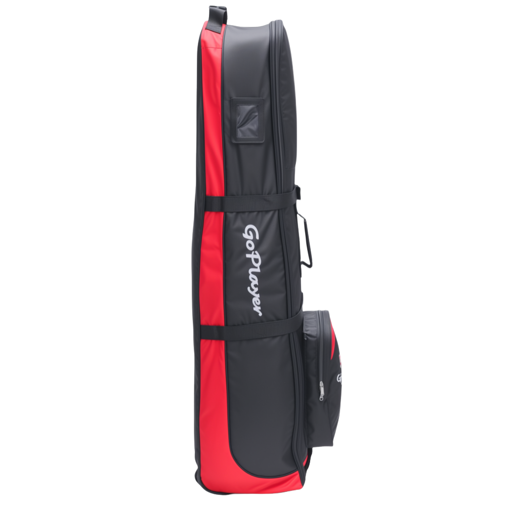 GoPlayer有輪旅行航空包(黑紅)