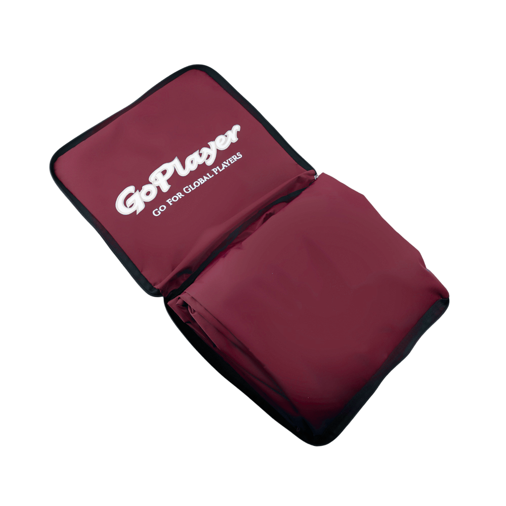 GoPlayer シンプルトラベルバッグ（バーガンディ）