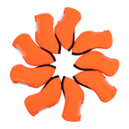 GoPlayer プレミアム チェック柄 アイアン セット (オレンジ)