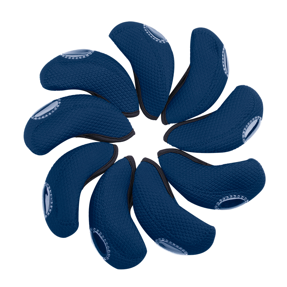 GoPlayer 3D ゴルフ アイアン セット (オール ネイビー ブルー)