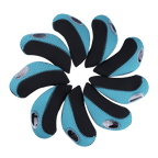 GoPlayer 3D高爾夫鐵桿套(黑淡藍)