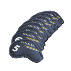 GoPlayer マットレザー アイアンセット (ブラック)