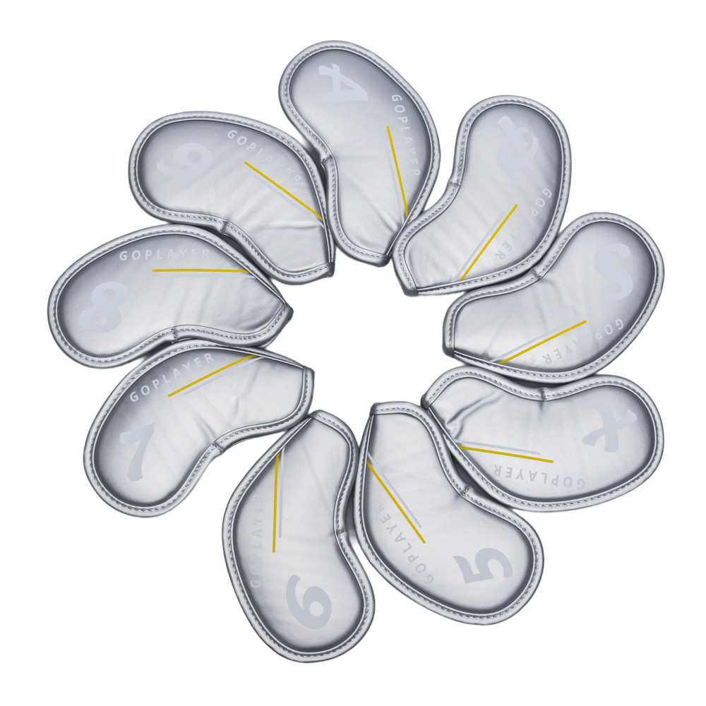 GoPlayer マットレザー アイアンセット (シルバー)