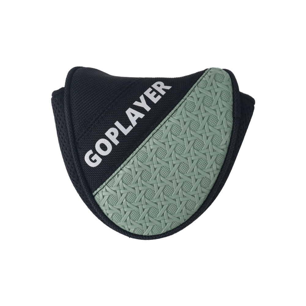 GoPlayer 型押しビッグCパターカバー(ライトグリーン)