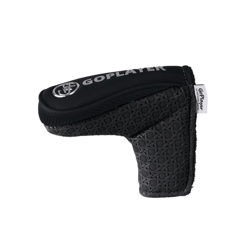 GoPlayer Embossed Putter Cover (L-shape, Black)