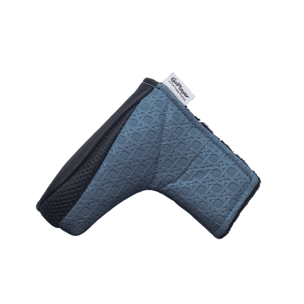 GoPlayer エンボス加工 L パターカバー (ダークブルー)