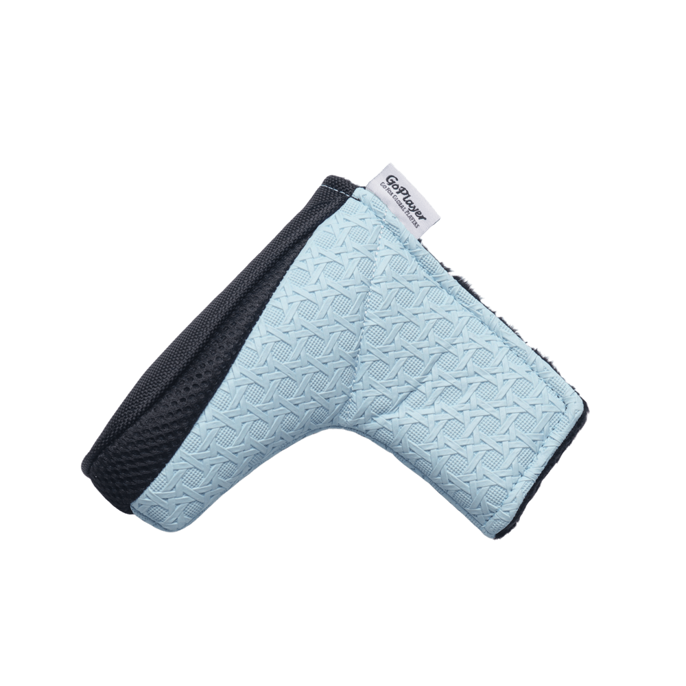 GoPlayer エンボス加工 L パターカバー (ライトブルー)