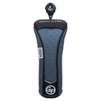 GoPlayer エンボス加工アイアンウッドクラブカバー（ダークブルー）