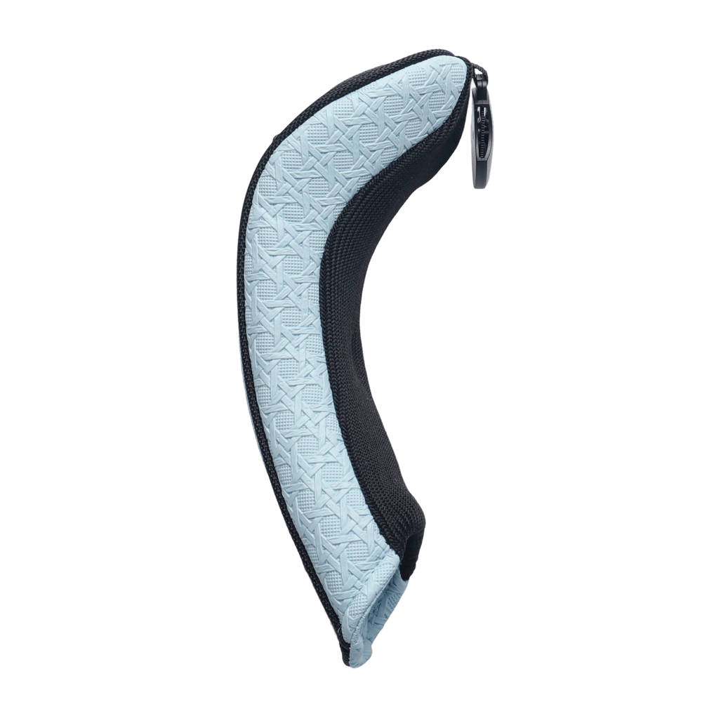 GoPlayer エンボス加工アイアンウッドクラブカバー（ライトブルー）