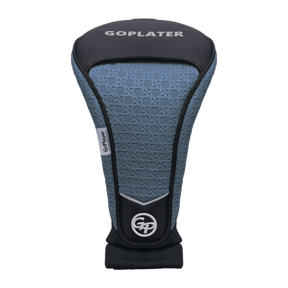 GoPlayerエンボス加工No.1木製カバー（ダークブルー）