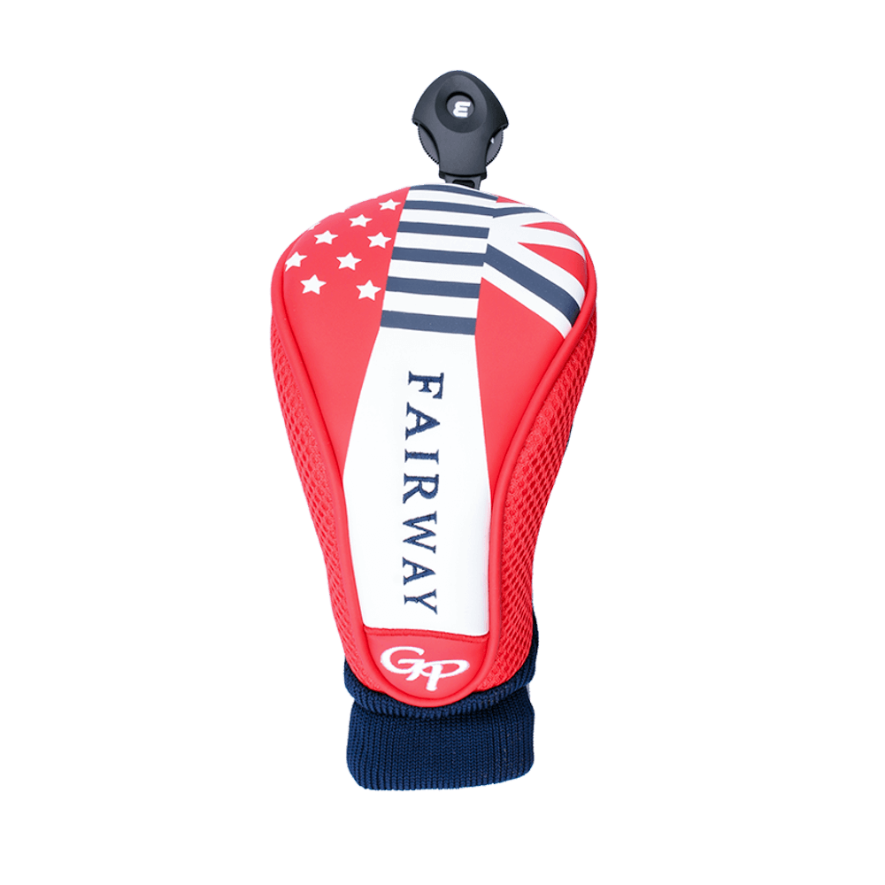 GoPlayer Fairway Wood Cover Western Flag (Red)