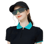 GoPlayer スポーツサングラス（水銀メッキのシルバーフレーム）