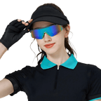 GoPlayer運動太陽眼鏡(銀框鍍綠片)