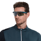 GoPlayer スポーツサングラス（ブルーフレーム、水銀メッキレンズ）