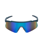 GoPlayer スポーツサングラス（青いフレームに緑のレンズ）