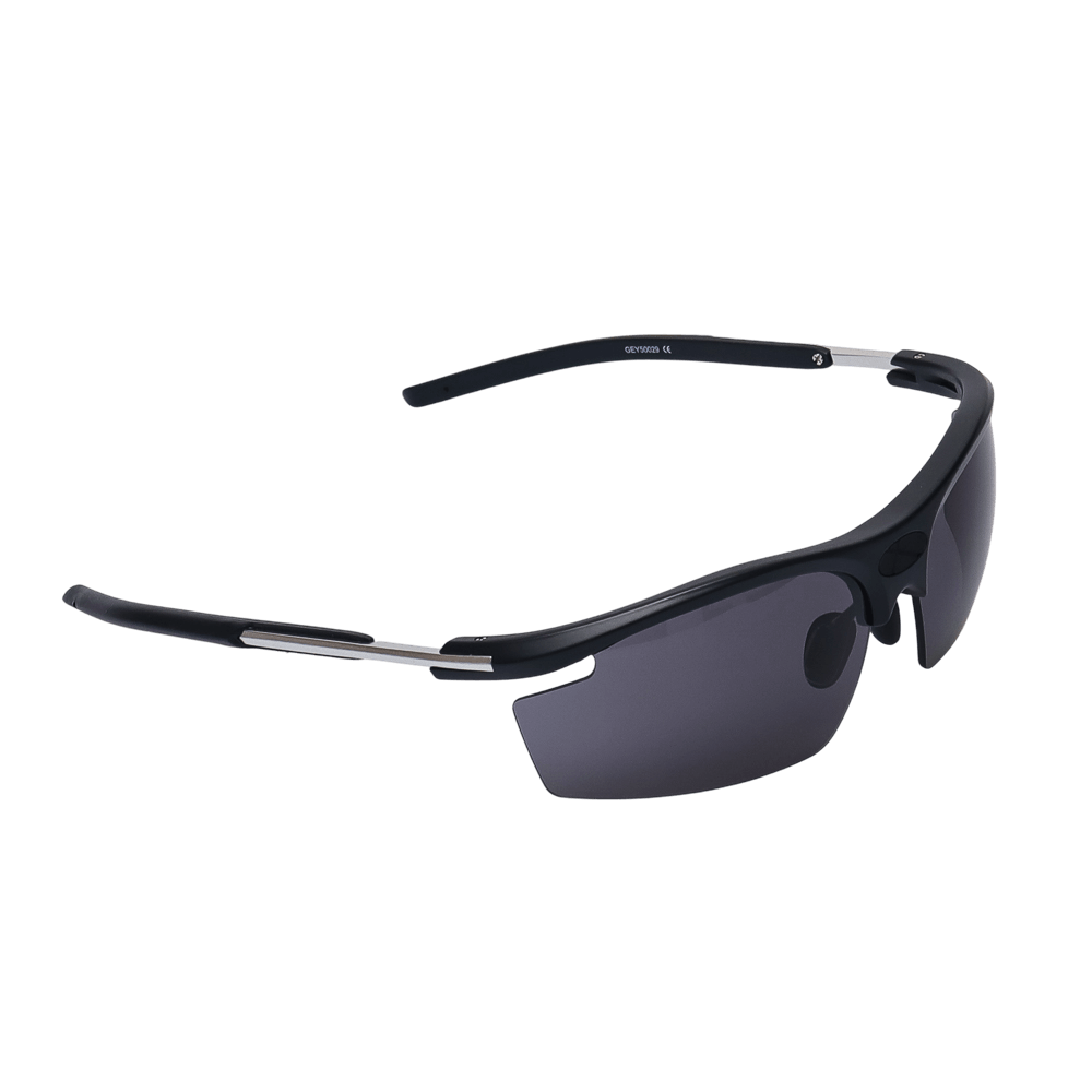 GoPlayer 軽量サングラス（サンドブラックフレーム、グレーレンズ）