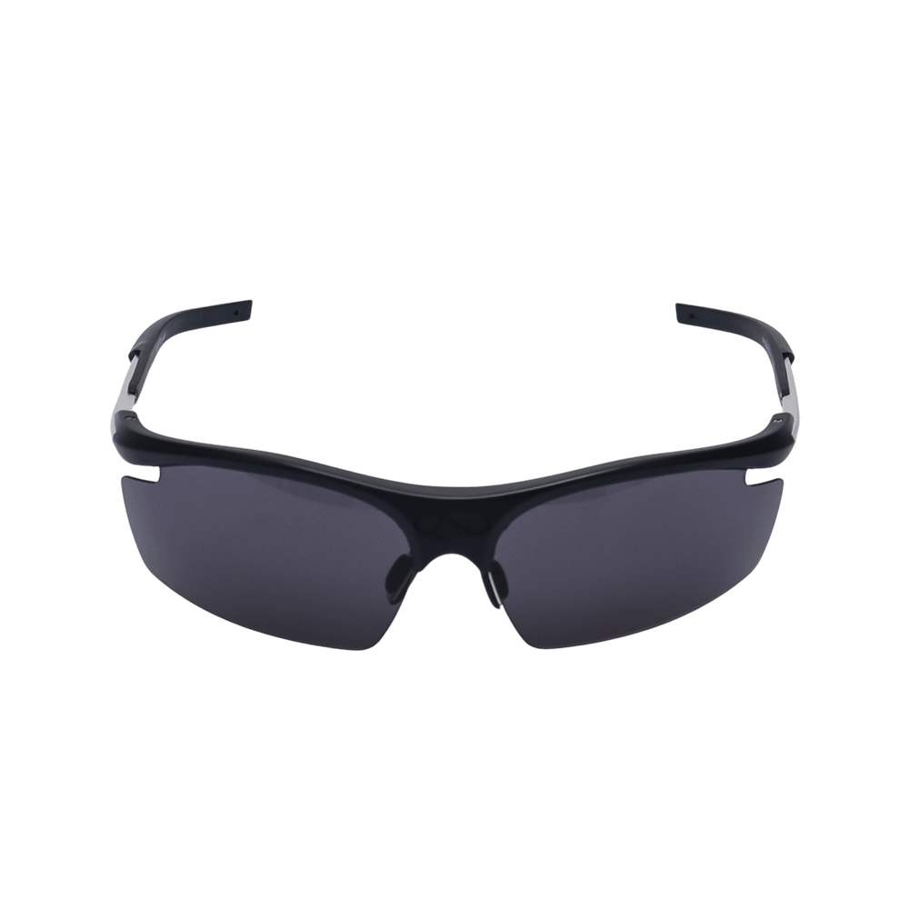 GoPlayer 軽量サングラス（サンドブラックフレーム、グレーレンズ）