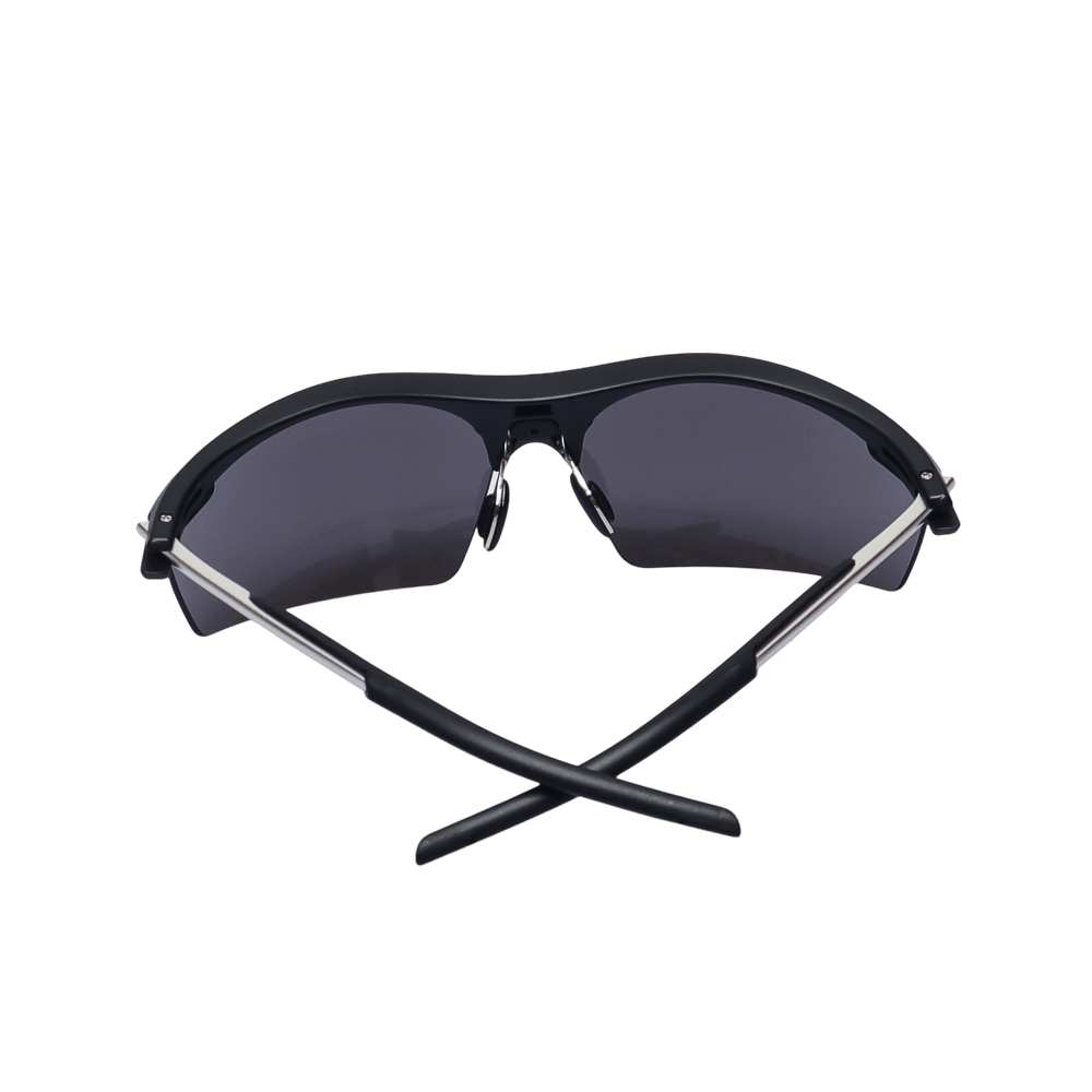 GoPlayer 軽量サングラス（サンドブラックフレーム、グレーレンズ）