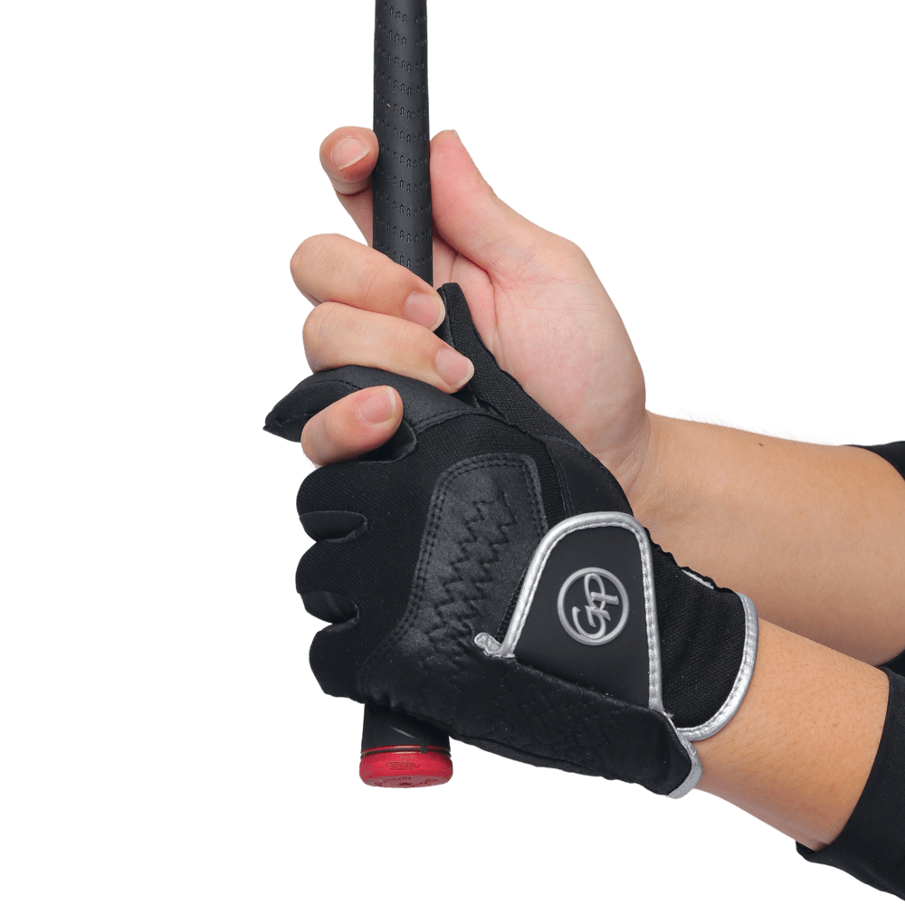 GoPlayer FlexFit ゴルフグローブ（ブラック）