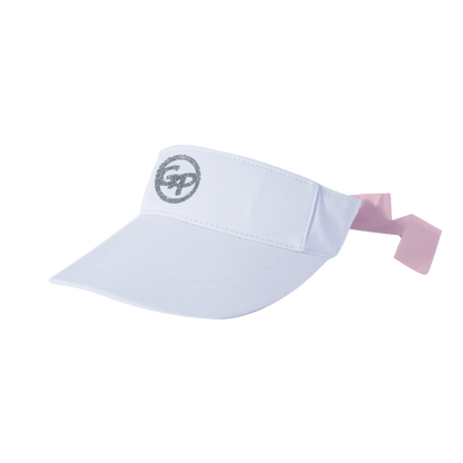 GoPlayer Women's Ribbon Hollow Hat (White)