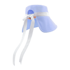 GoPlayer レディース 大きなつば 折りたたみサンハット (ライトブルー)