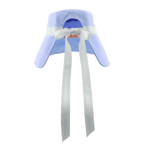 GoPlayer レディース 大きなつば 折りたたみサンハット (ライトブルー)