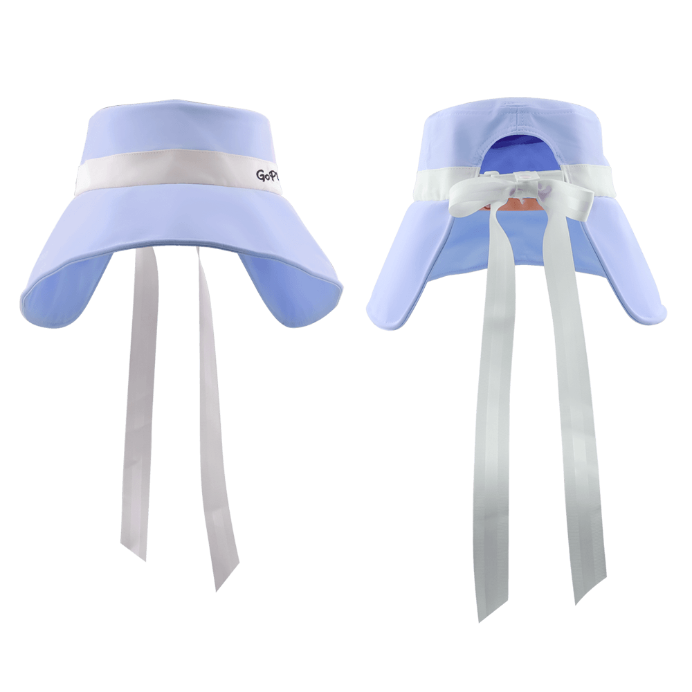 GoPlayer Women's Large Brim Folding Sun Hat (Pink)