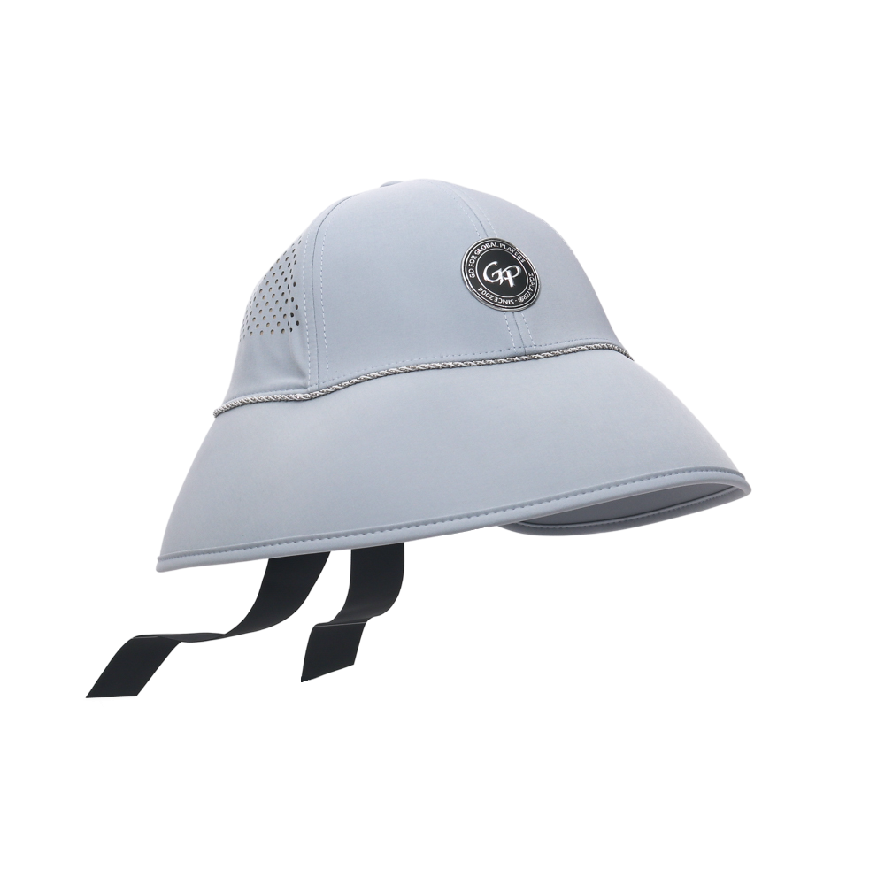 GoPlayer レディース つば広ゴルフキャップ (ライトブルー)