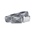 GoPlayer男高爾夫鬆緊皮帶(白灰)