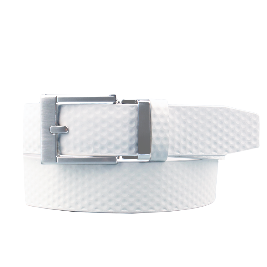 GoPlayer エンボスボール柄ワイドスライドバックルベルト (ブラック)