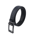 GoPlayer woven calfskin leather belt (black)