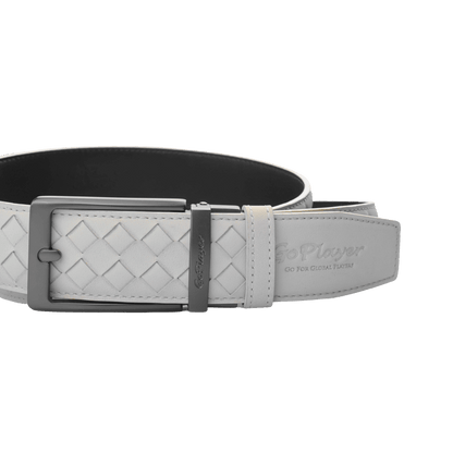 GoPlayer woven calfskin belt (off-white)