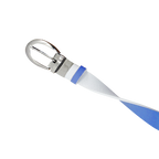 GPメス 25mm両面バックルベルト（ホワイト/サファイアブルー）