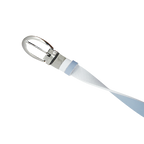 GP レディース 25mm 両面バックルベルト（ホワイト/ライトブルー）